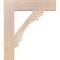 Ekena Millwork Olympic Block Smooth Bracket, Douglas Fir, 5 1/2"W x 28"D x 32"H BKT06X28X32OLY05SDF - alternate 3